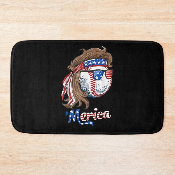 Item preview, Baseball Mullet 4th Of July American Flag Merica Fathers Day designed and sold by robinxam.