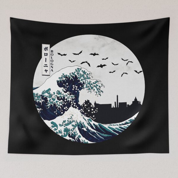 Item preview, Bologna Kanagawa Wave Dark designed and sold by DFerraz.