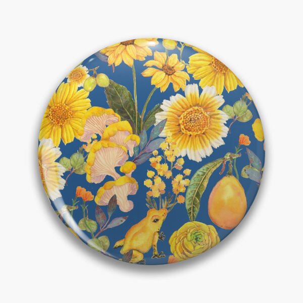 Item preview, setas amarillas, ranas y flores designed and sold by janeferwong.