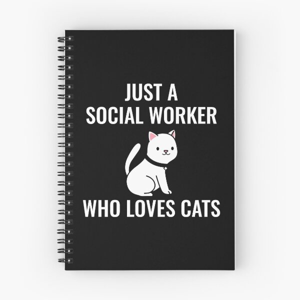 Item preview, Just A Social Worker Who Loves Cats designed and sold by manishfzr1995.