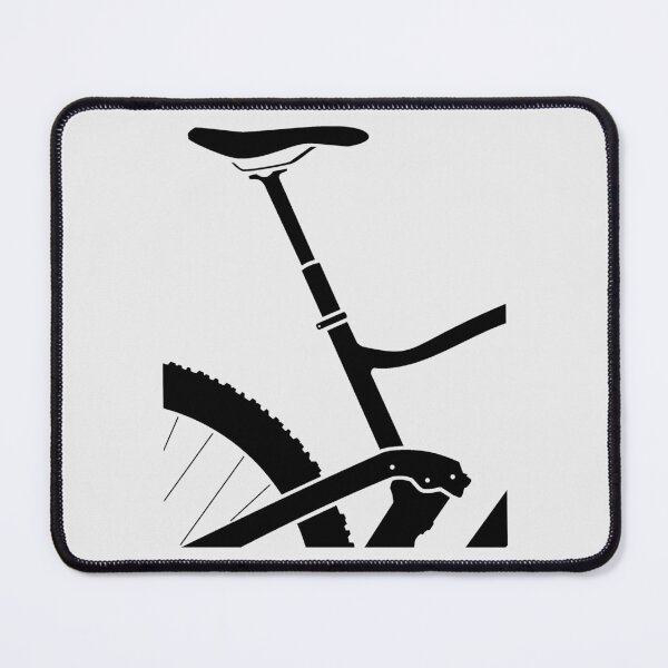Item preview, Black Mountainbike Rear View designed and sold by RabeDesigns.