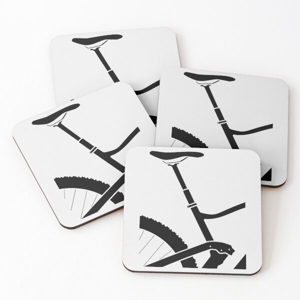 Item preview, Black Mountainbike Rear View designed and sold by RabeDesigns.