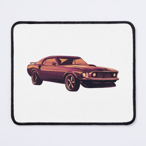 Item preview, Retro muscle car brown yellow tone designed and sold by Bianca Brownish.