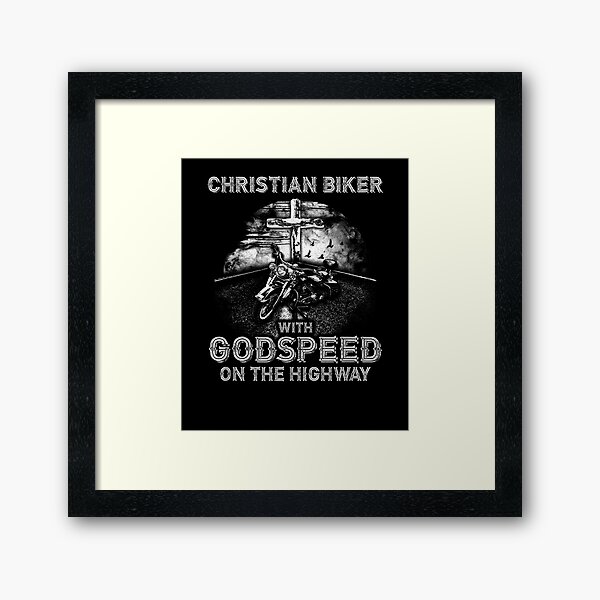 Item preview, With Godspeed On The Highway Christian Biker designed and sold by robinxam.