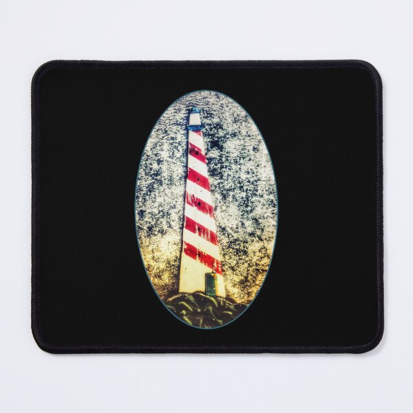 Item preview, Lighthouse with Green Door in Tall Oval Shape designed and sold by Beachy.