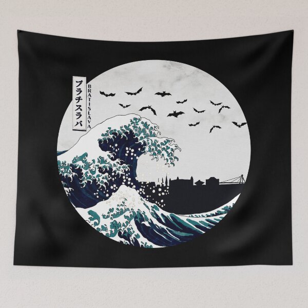 Item preview, Bratislava Kanagawa Wave Dark designed and sold by DFerraz.
