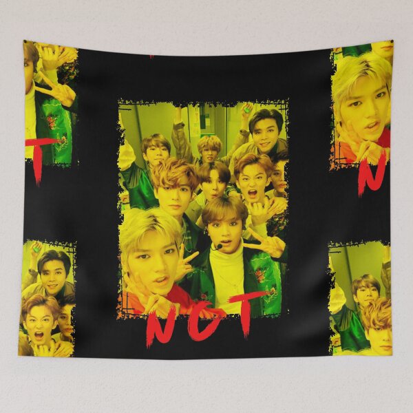 Item preview, NCT Kpop Group Members Yellow Korean Kpop RGB Color Design designed and sold by Piosenka Art.