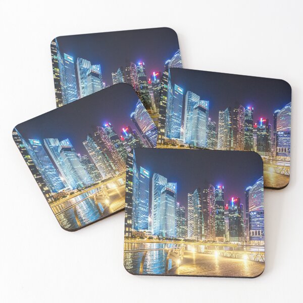 Item preview, singapore marina bay at night designed and sold by franckreporter.