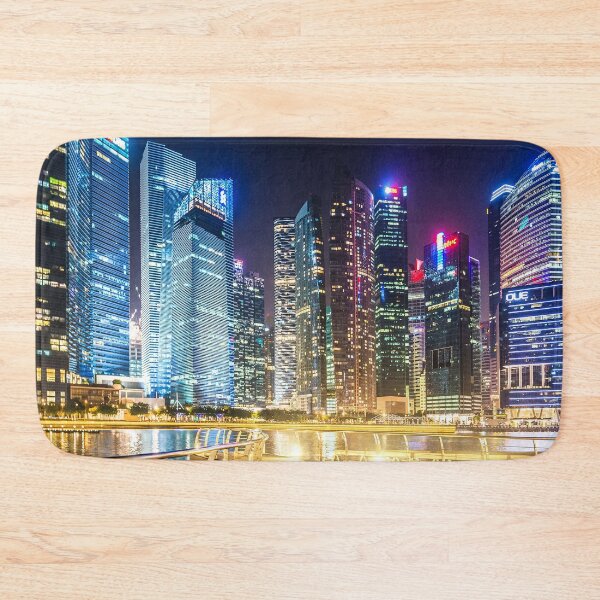 Item preview, singapore marina bay at night designed and sold by franckreporter.