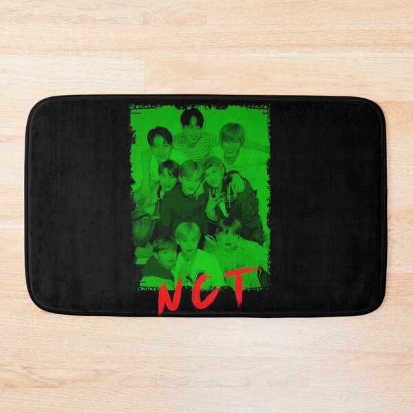 Item preview, NCT Kpop Group Members Green Korean Kpop RGB Color Design designed and sold by Piosenka Art.