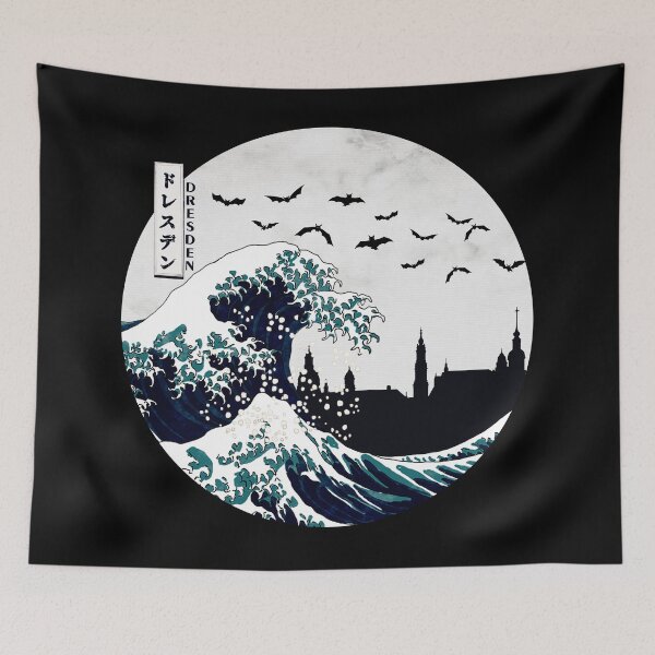 Item preview, Dresden Kanagawa Wave Dark designed and sold by DFerraz.