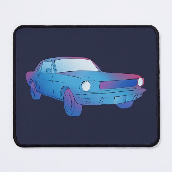 Item preview, Muscle car blue purple gradient designed and sold by Bianca Brownish.