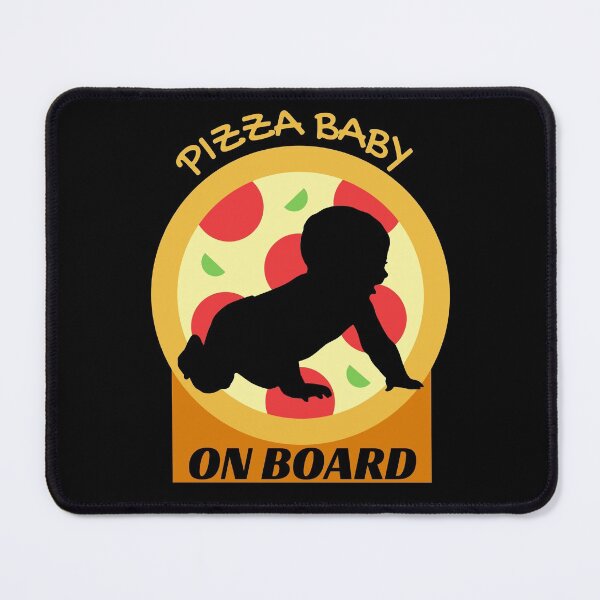 Item preview, Pizza Baby On Board Warning Sign designed and sold by dreamofdenim.