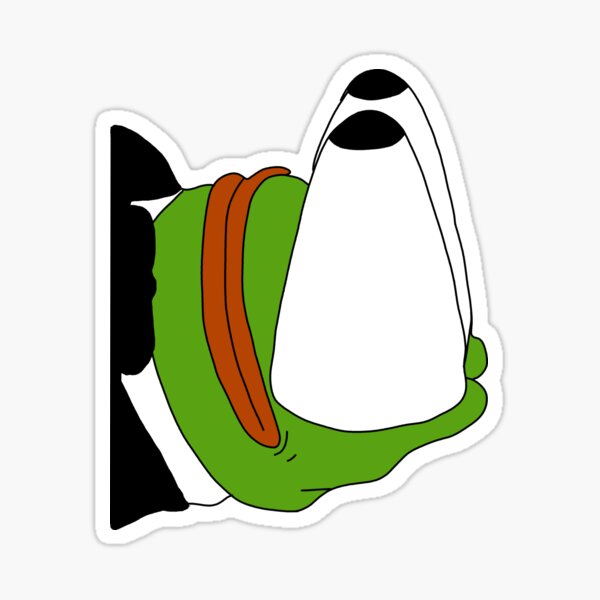 BOOBA Turned By Pepe The Frog Sticker For Sale By Drecksseite Redbubble