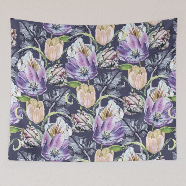 Item preview, Tulips mix - blue designed and sold by janeferwong.