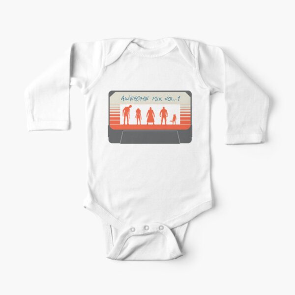Awesome Mix Long Sleeve Baby One-Piece