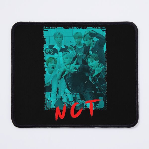 Item preview, NCT Kpop Group Members Blue Korean Kpop RGB Color Design designed and sold by Piosenka Art.