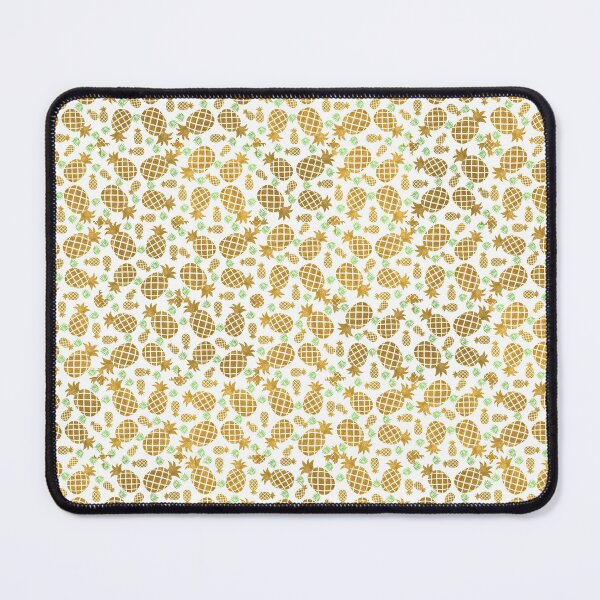 Item preview, Golden Pineapple Pattern Tropical designed and sold by dreamofdenim.