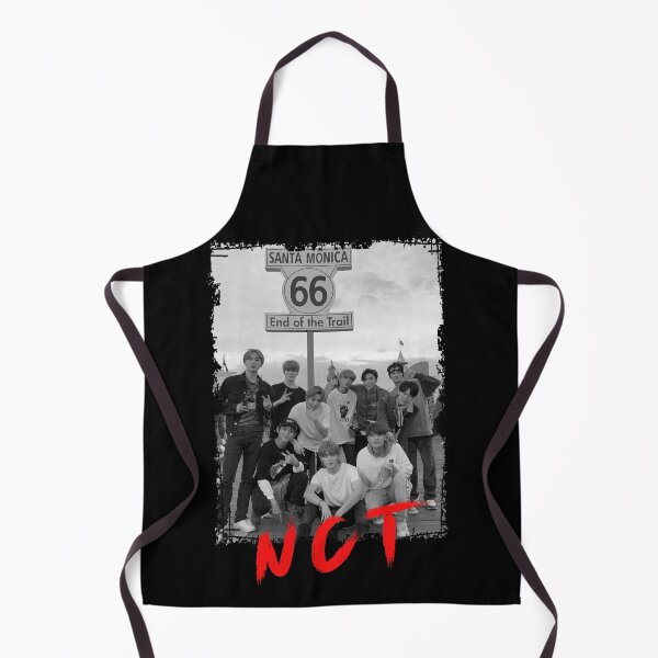 Item preview, NCT Kpop Group Members black and white Korean Kpop RGB Color Design designed and sold by Piosenka Art.