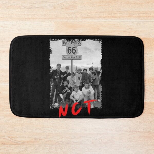 Item preview, NCT Kpop Group Members black and white Korean Kpop RGB Color Design designed and sold by Piosenka Art.
