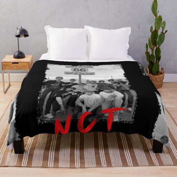 Item preview, NCT Kpop Group Members black and white Korean Kpop RGB Color Design designed and sold by Piosenka Art.