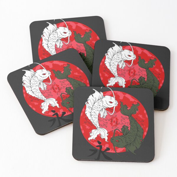 Item preview, Japanese Koi Fish, Yin Yang designed and sold by Verdant Rose Studio.