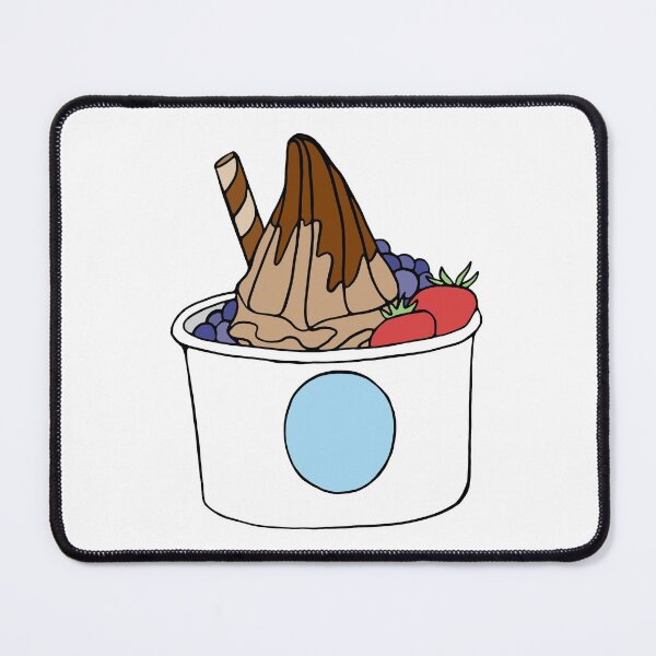 Item preview, Frozen Yogurt Cup Chocolate and Fruit designed and sold by murialbezanson.