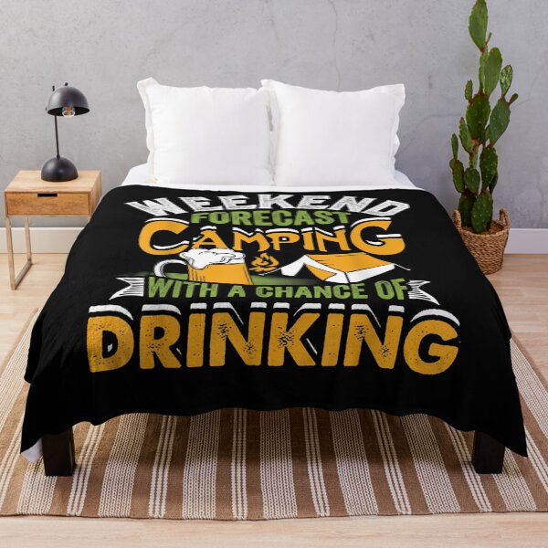 Item preview, Weekend Forecast Camping With A Chance Of Drinking Camper designed and sold by tolivia.