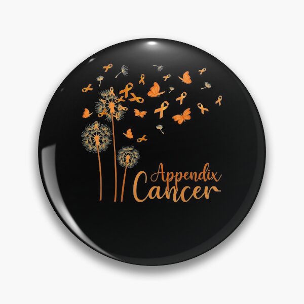 Item preview, Butterfly Dandelion Appendix Cancer Awareness Flower Believe designed and sold by robinxam.