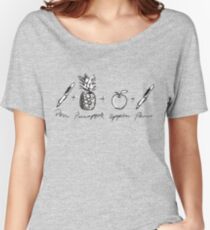 Pen Pineapple Apple Pen Women's Relaxed Fit T-Shirt