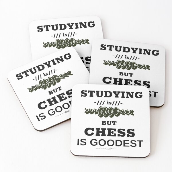 Item preview, Studying is good but chess is goodest designed and sold by DesignedBySnip.