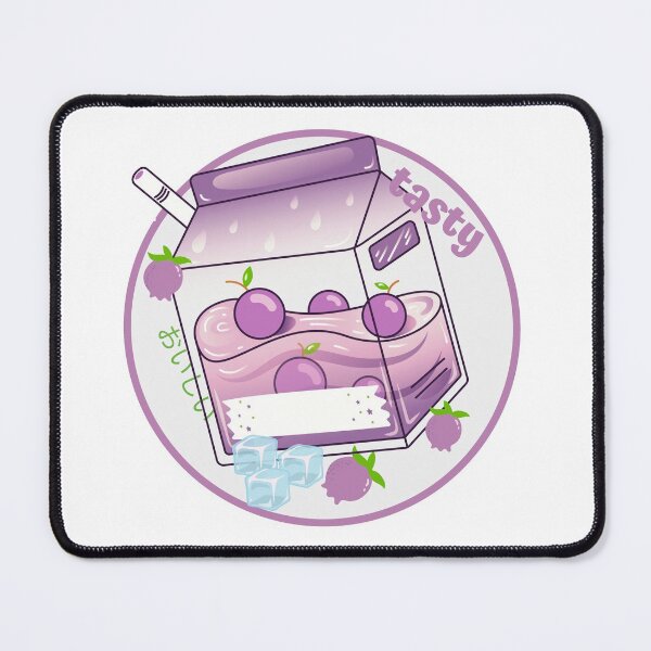 Item preview, Cute Kawaii Blueberry Juice pattern designed and sold by dreamofdenim.