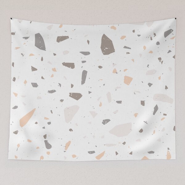 Item preview, Modern White Terrazzo Pattern designed and sold by thesnowwhyte.