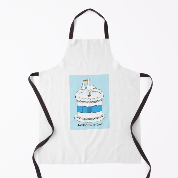 Item preview, Happy Birthday to New Parent Cake Stork and Baby designed and sold by KateTaylor.