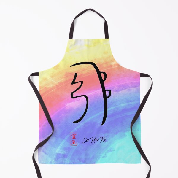 Item preview, Reiki Harmony Symbol Sei Hei Ki colorful background designed and sold by Bluepress.