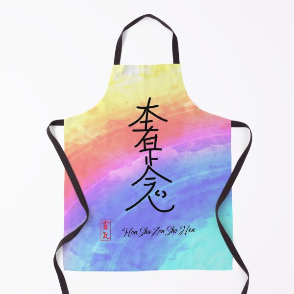 Item preview, Reiki Connection Symbol Hon Sha Zen Sho Nen colorful background designed and sold by Bluepress.
