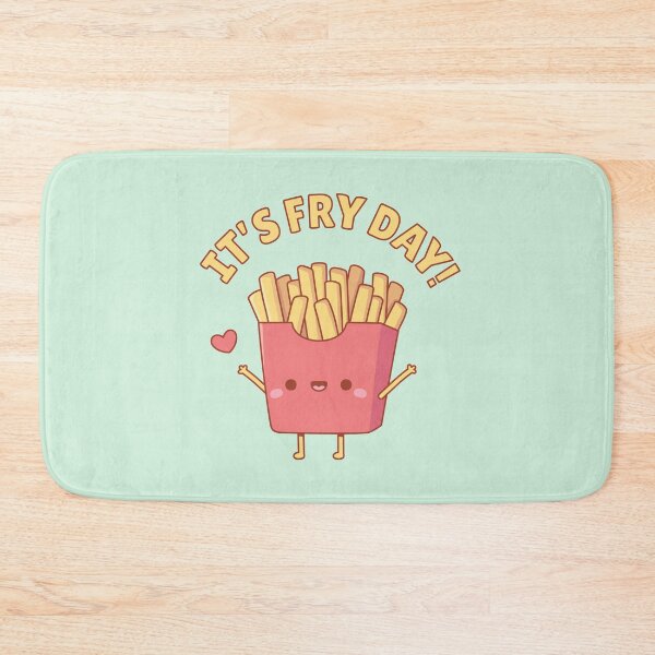 Item preview, Cute French Fries Its Fry Day Pun Doodle designed and sold by rustydoodle.