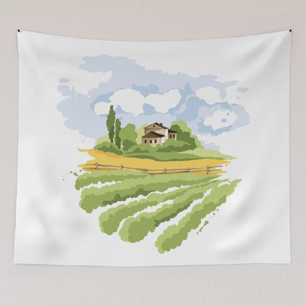 Aperçu de l'œuvre Paysage rural créée et vendue par kims-club.