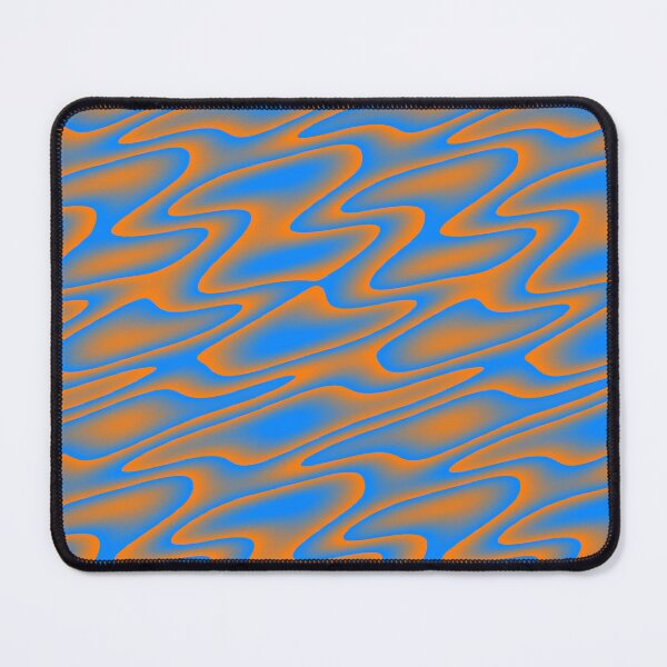 Item preview, Orange and Blue Ripple Pattern designed and sold by KeksWorkroom.