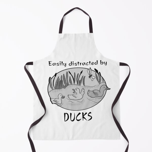 Item preview, Easily distracted by ducks monochrome  designed and sold by Antiope33.