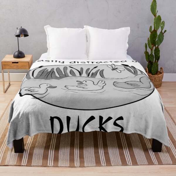 Item preview, Easily distracted by ducks monochrome  designed and sold by Antiope33.
