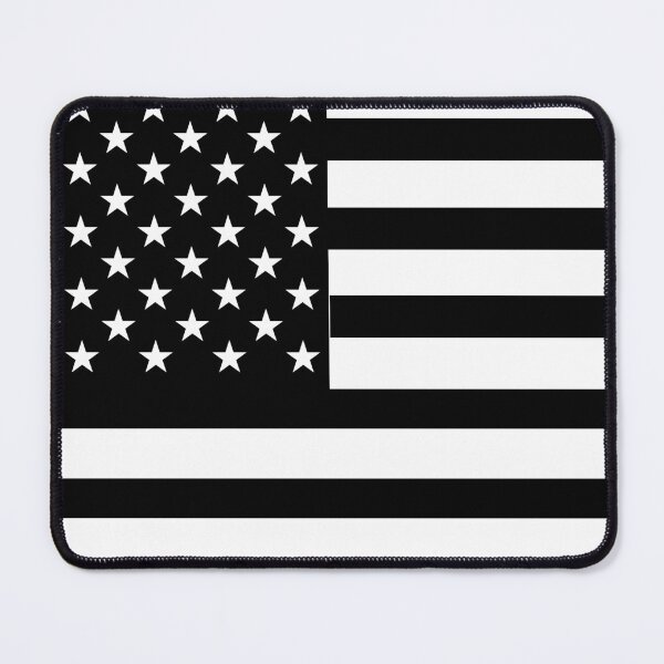 Item preview, Black and White American Flag  designed and sold by artvia.