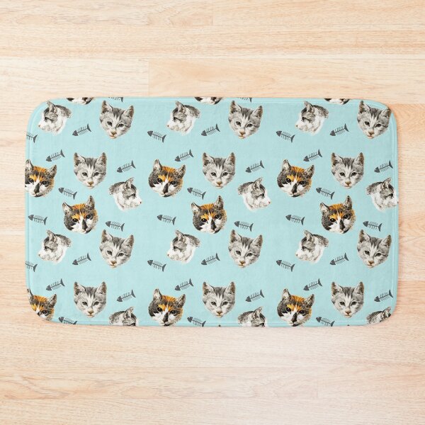 Item preview, Cats and fishbone designed and sold by Bluepress.
