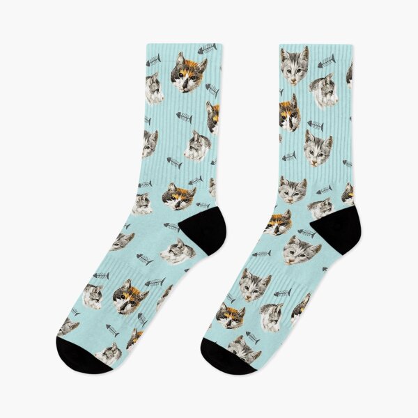 Item preview, Cats and fishbone designed and sold by Bluepress.