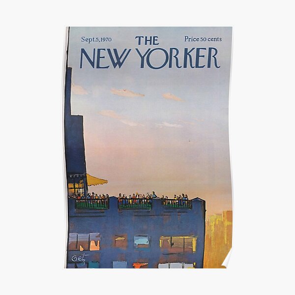 The New Yorker 1970 Poster