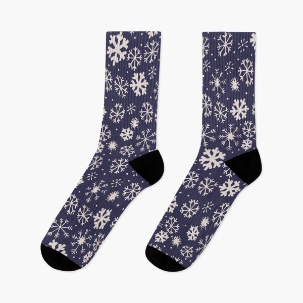 Item preview, Hand Drawn Snowflake Blizzard With Blue Purple Background designed and sold by taiche.