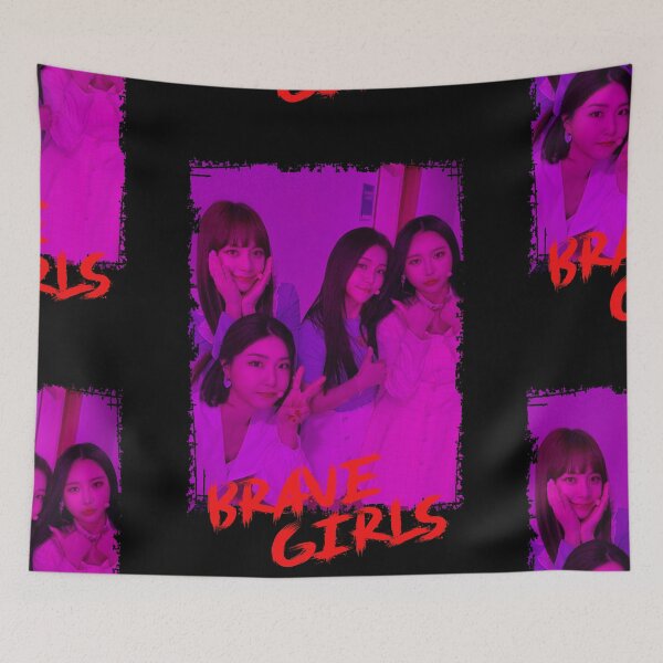 Item preview, Brave Girls Kpop Group Members Purple Korean Kpop RGB Color Design designed and sold by Piosenka Art.