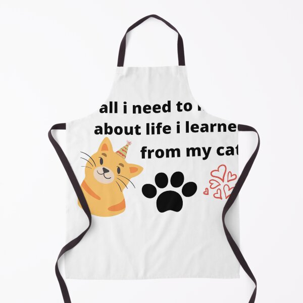 Item preview, all i need to know about life i learned from my cat designed and sold by printabstudio.