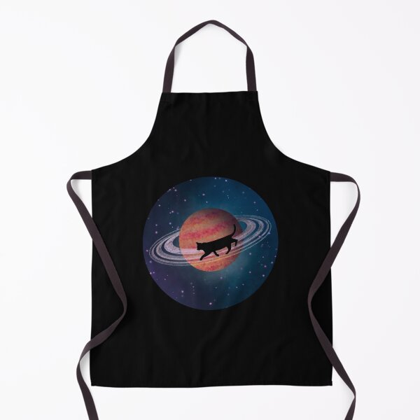 Item preview, Black Cat Walking Around Saturn designed and sold by leecreation.
