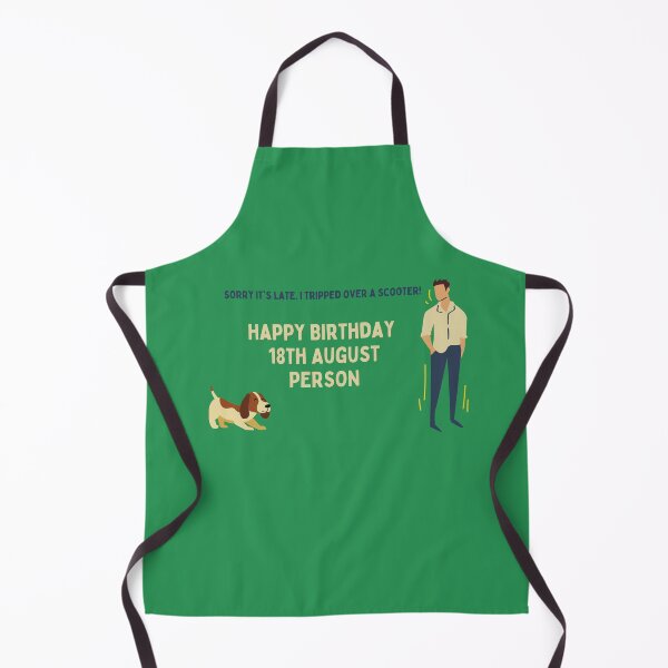 Item preview, perfect happy 18th august birthday design designed and sold by JimMacShirts.